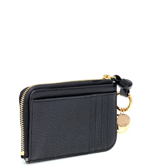 Chloé Alphabet Leather Wallet .
